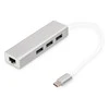 Assmann Electronic DIGITUS 3 Port USB 3.0 Type C Hub su Gigabit Ethernet 3xUSB A/F 1xUSB C/M 1xRJ45 LAN Palaiko Windows ir Mac OS