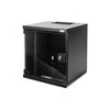 Digitus | Wall Mounting Cabinet | DN-10-06U-B | IP protection class: IP20; Front door: Glass door, single opening; Cabinet type: Wall mounting cabinet; Gylis: 300 mm; Load capacity: 30 kg | Juodas