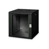 Digitus | Wall Mounting Cabinet Unique Series | DN-19 12U-6/6-SW | 60 x 60 cm | Juodas