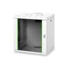 Digitus | Wall Mounting Cabinet | DN-19 12-U | IP protection class: IP20; Front door: Glass door, single opening; Cabinet type: Wall mounting cabinet; Equipment mounting depth min.-max.: 305-370 mm; Load capacity: 100 kg | Pilkas