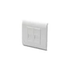 Digitus Ramka 80x80mm su adapterami 2x 22,5mm 2x Keystone