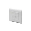 Digitus Ramka 80x80mm su adapterami 2x 22,5mm 2x Keystone