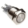DimasTech vandalizmo mygtukas 19 mm – Silverline – žalios spalvos
