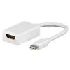 Goobay | Mini DisplayPort/HDMI adapterio laidas 1.1 | 51729 | Baltas | Mini DisplayPort vyriškas | HDMI moteriškas (A tipas)