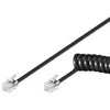 Goobay Telefono kabelis (spiralinis) RJ10, 4m (68002)
