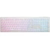 Ducky One 3 Classic Pure Baltas žaidimų klaviatūra, RGB LED – MX-Mėlyna US išdėstymas