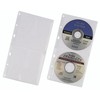 Patvarūs DURABLE CD dėklai 2 CD/DVD diskams, skaidrūs, 5 vnt.
