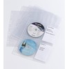Durable Patvarus CD/DVD viršelis, šviesus, M, 10 vnt., permatomas
