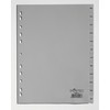 Laikiklis Durable DURABLE Monatsregister Dez-Jan 12-teilig grau