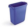 Durable Šiukšlių dėžė rūšiavimui DURABIN® 60L stačiakampė, mėlyna sp. (dangtis perkamas atskirai)