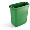 Durable Šiukšlių dėžė rūšiavimui DURABIN® 60L stačiakampė, žalia sp. (dangtis perkamas atskirai)