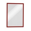 Plakatas Durable Duraframe Magnetic A3, A3, Raudona, Portretas/Greičiajuostis, 5 vnt.