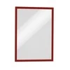 Plakatas Durable Duraframe Magnetic A3, A3, Raudona, Portretas/Greičiajuostis, 5 vnt.
