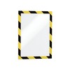 Plakatas Rėmelis dokumentams DURABLE DURAFRAME® SECURITY A4, geltonas/juodas, 2 vnt.