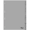 Durable DURABLE A-Z Register A4 20tlg. aus PP volldeck. grau