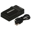 Duracell įkroviklis w. USB laidas, skirtas Olympus BLH-1