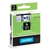 Juostelė DYMO D1 12mm x 7m, vinilinė, mėlyna ant balto / S0720540 45014