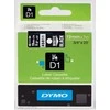 D1, žymėjimo juosta, 19mm, baltas tekstas ant juodo juostos, 7m - 45811 DYMO / S0720910