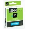 D1, žymėjimo juosta, 19mm, baltas tekstas ant juodo juostos, 7m - 45811 DYMO / S0720910