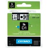 Juostelė DYMO D1 9mm x 7m, juoda ant permatomo / S0720670 40910
