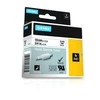 DYMO Rhino Professional, pastebimai susitraukiantis vamzdelis, 19x1,5 mm, juodas tekstas ant baltos žarnos, 1,5 m 18057