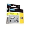 DYMO Rhino Professional, pastebimas susitraukiantis vamzdelis, 12x1,5 mm, juodas tekstas ant geltonos žarnos, 1,5 m, 18056