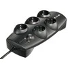 Eaton PB6D viršįtampių ribotuvas 6 AC išvestis(ys / čių) 220 - 250 V Juoda, Balta 1,5 m