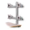 Laikiklis Edbak 19”-27” Quad-LCD Desk Mount, c:Juodas