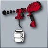Einhell TC-SY 500 P dažų purkštuvas – dalių schema