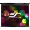Elite Screens | Manual Series | M99UWS1 | Įstrižainė 99" | 1:1 | Matomo vaizdo plotis (W) 178 cm | Juodas