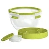 Emsa 518097 Clip&amp;Go užkandžių dėžutė 1l, žalia