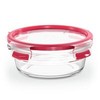 Emsa Emsa Clip&amp;Close Glass Food Container 600 ml raudona
