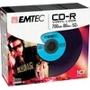 Emtec CD-R 700 MB 52x 10 vnt (ECOC801052SLVY)