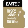 Atminties kortelė Karta Emtec Elite Gold Micro SDXC 128 GB 10 klasės UHS-I/U1 (ECMSDM128GXC10GP)