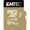 Atminties kortelė Karta Emtec Gold+ Micro SDXC 64 GB, 10 klasė (ECMSDM64GXC10GP)