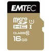 Atminties kortelė Karta Emtec Elite Gold Micro SDHC 16 GB 10 klasės UHS-I/U1 (ECMSDM16GHC10GP)