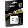 Emtec „Speedin Pro Micro SDXC“ 64 GB 10 klasės UHS-I/U3 A1 V30 kortelė (ECMSDM64GXC10SP)