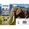 Epson Elephant Multipack 6-colours 24 Claria Photo HD Ink - Original - Pigment-based ink - Juodas,Cyan,Light cyan,Light magenta,Magenta,Geltona - Epson - - Expression Photo XP-960 - Expression Photo XP-950 - Expression Photo XP-860 - Expression Photo... - 1 pc(s)