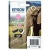Epson Singlepack Light Magenta 24XL Claria Photo HD Ink Cartrigde, Light Magenta