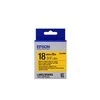 Epson etikečių kasetė LK-5WBW, tvirti lipnūs juodi ant geltonos spalvos 18 mm (9 m)