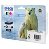 Epson C13T26164020 (cyan, magenta, yellow, juodas)