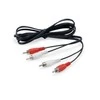 Kabelis Equip RCA (Cinch) x2 - RCA (Cinch) x2 2,5m juoda (147094)