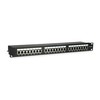 Equip Equip Patchpanel 24x RJ45 Cat5e 19" FTP 1HE juodas