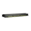 Equip Equip Patchpanel 24x RJ45 Cat5e 19" FTP 1HE juodas