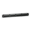 Equip Equip Patchpanel 24x RJ45 Cat5e 19" UTP 1HE juodas