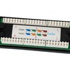 Equip Equip Patchpanel 24x RJ45 Cat5e 19" UTP 1HE juodas