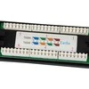 Equip Patchpanel 24x RJ45 Cat5e 19" UTP 1HE juoda