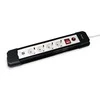 Equip Steckdosenleiste 4-fach Schuko 1.5m mit 2xUSB+Schalter