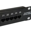 Equip Patchpanel 25x RJ45 Cat3 19" UTP 1HE ISDN juoda