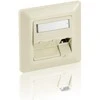 RJ45 Rahmenset Equip 3xRJ45 Unterputz perlweiß - 760304